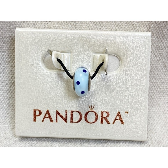 Pandora Blue Murano Glass Charm - Picture 1 of 4